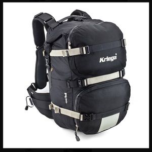 R30 Kriega Backpack for motorcycle riding
